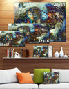 Indian Woman Collage with Lion - Woman Canvas Print