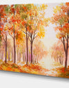 Autumn Everywhere Forest - Landscape Canvas Artwork