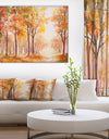 Autumn Everywhere Forest - Landscape Canvas Artwork