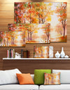 Autumn Everywhere Forest - Landscape Canvas Artwork