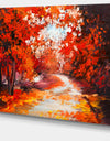Forest in the Fall - Landscape Canvas Artwork