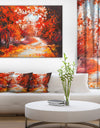 Forest in the Fall - Landscape Canvas Artwork