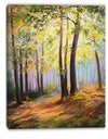 Spring Forest with Sunlight - Landscape Canvas Art Print