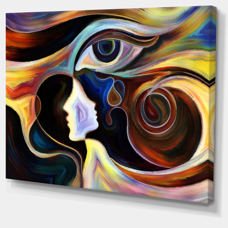 Colorful Intuition - Abstract Canvas Print