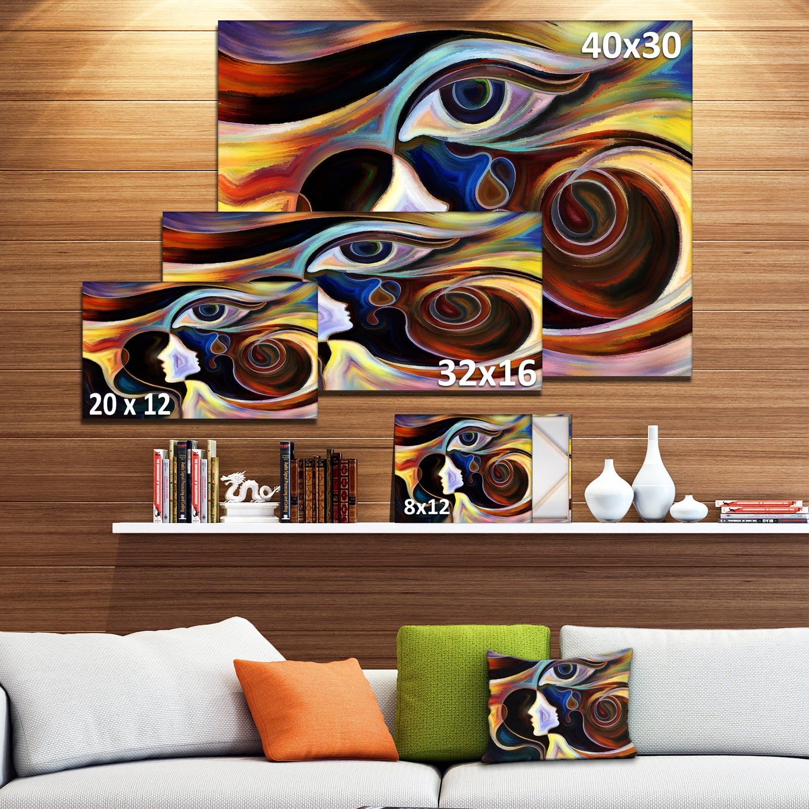 Colorful Intuition - Abstract Canvas Print