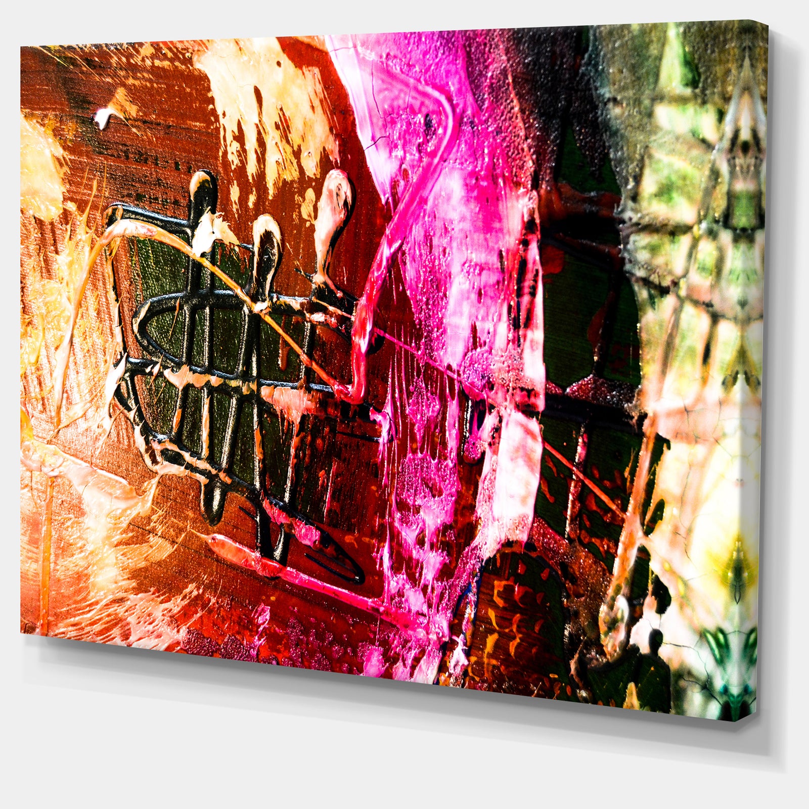 Structure Abstract Art - Abstract Canvas Art Print