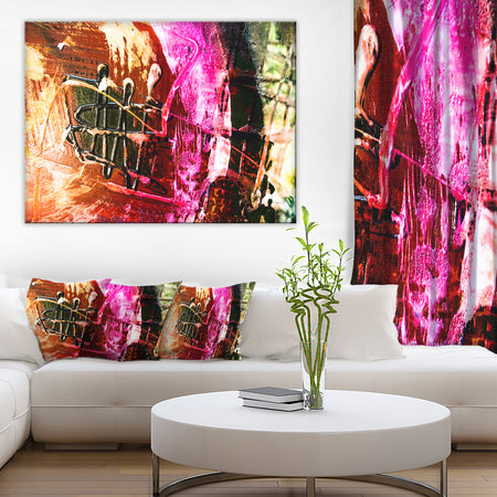 Structure Abstract Art - Abstract Canvas Art Print