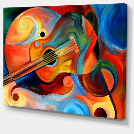 Music and Rhythm - Abstract Canvas Art Print
