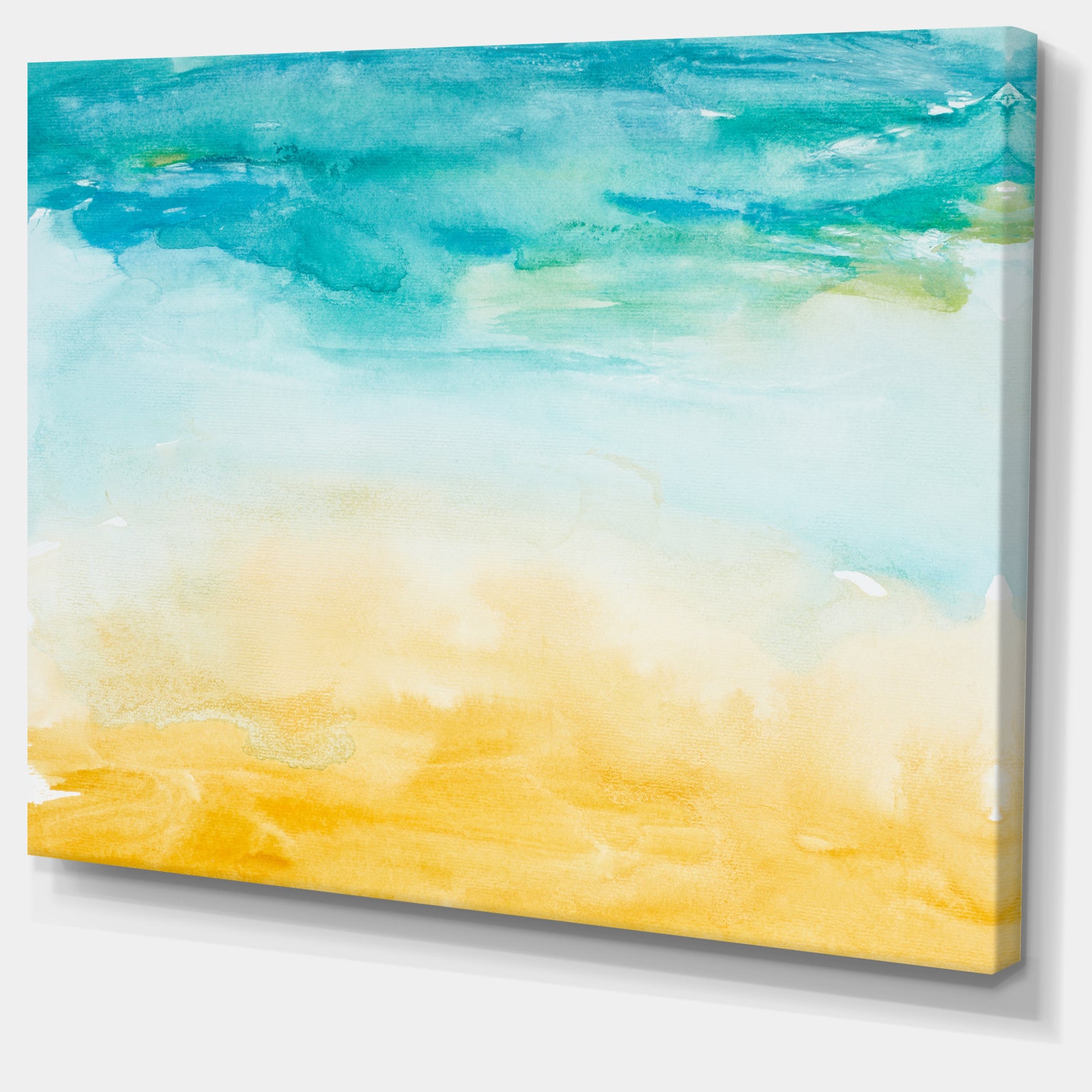 Soil and Sky Strokes - Landscape Canvas Art Print
