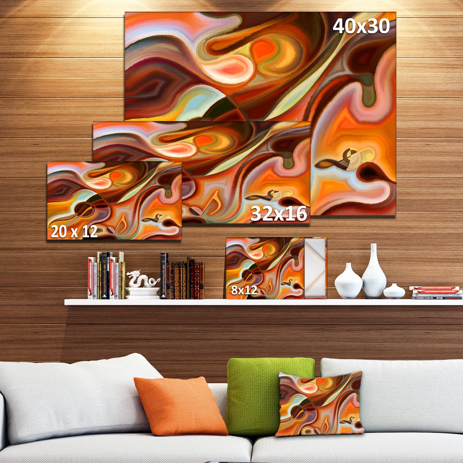 Music Dreams - Abstract Canvas Art Print