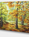 Autumn Wood - Landscape Canvas Art Print