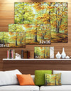 Autumn Wood - Landscape Canvas Art Print