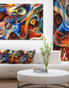 Abstract Music and Rhythm - Abstract Canvas Art Print