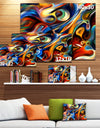 Abstract Music and Rhythm - Abstract Canvas Art Print