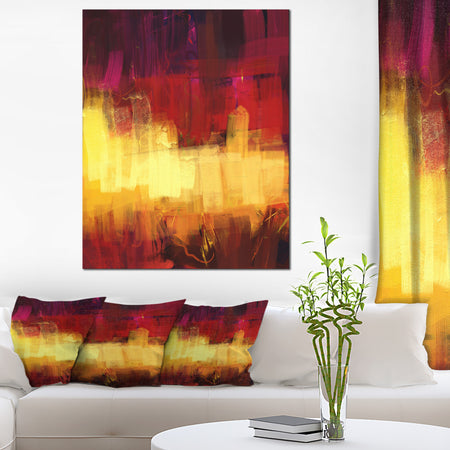 Textured Digital Abstract Art - Abstract Canvas Print