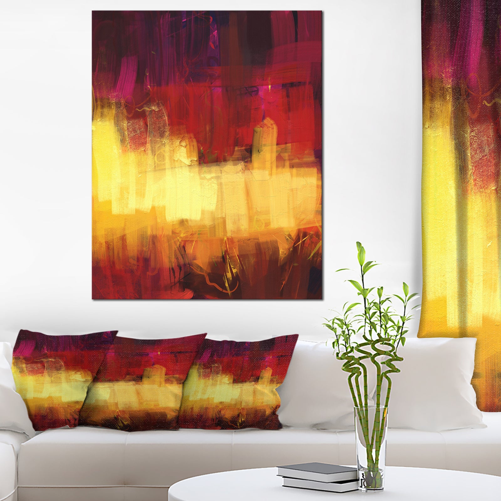 Textured Digital Abstract Art - Abstract Canvas Print