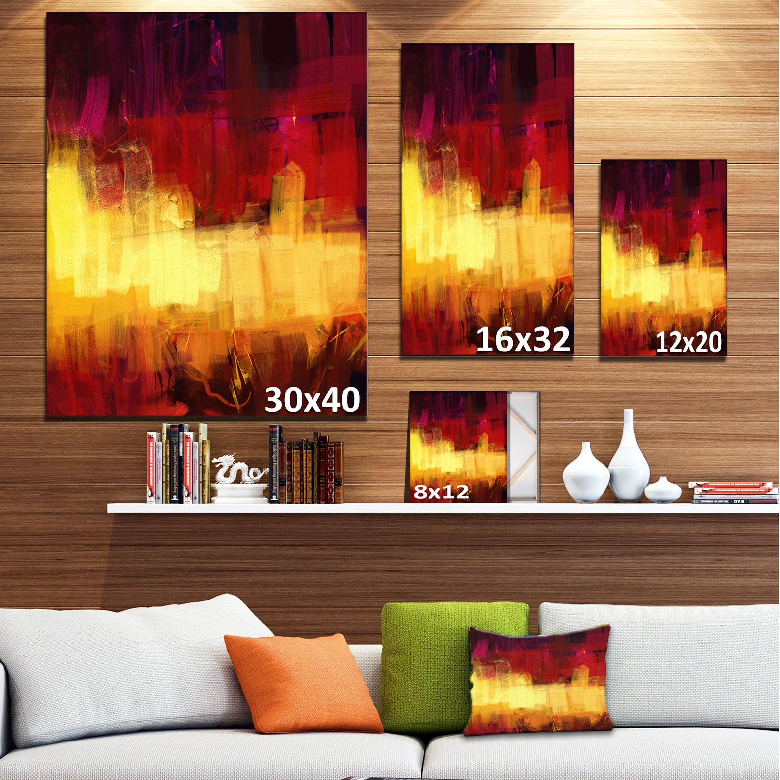 Textured Digital Abstract Art - Abstract Canvas Print