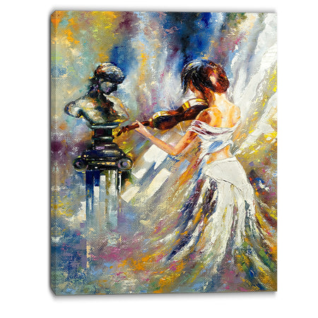 Love with Endless Music - Abstract Canvas Art Print