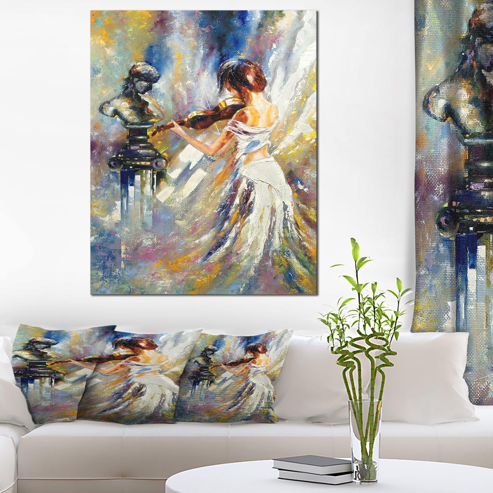 Love with Endless Music - Abstract Canvas Art Print