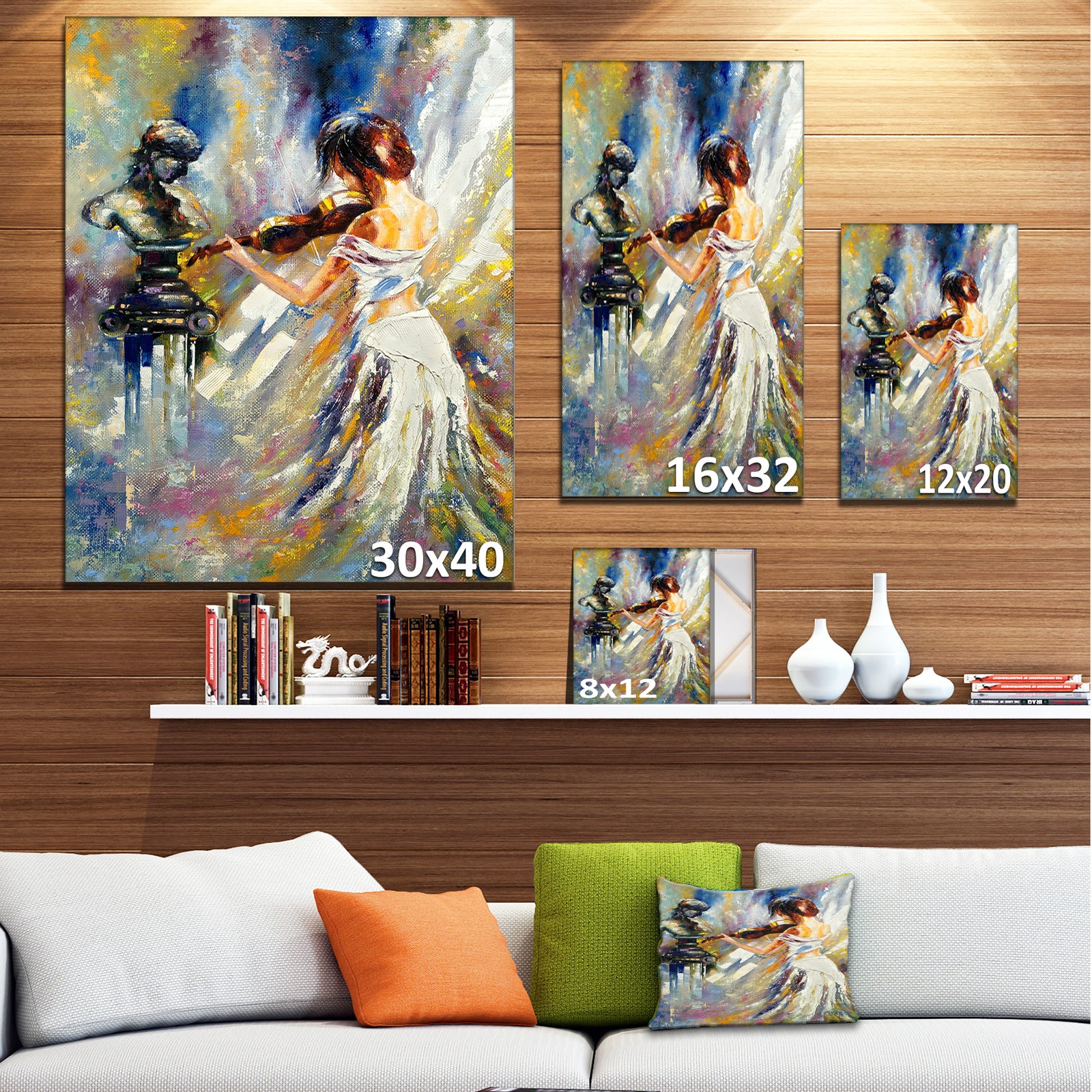 Love with Endless Music - Abstract Canvas Art Print