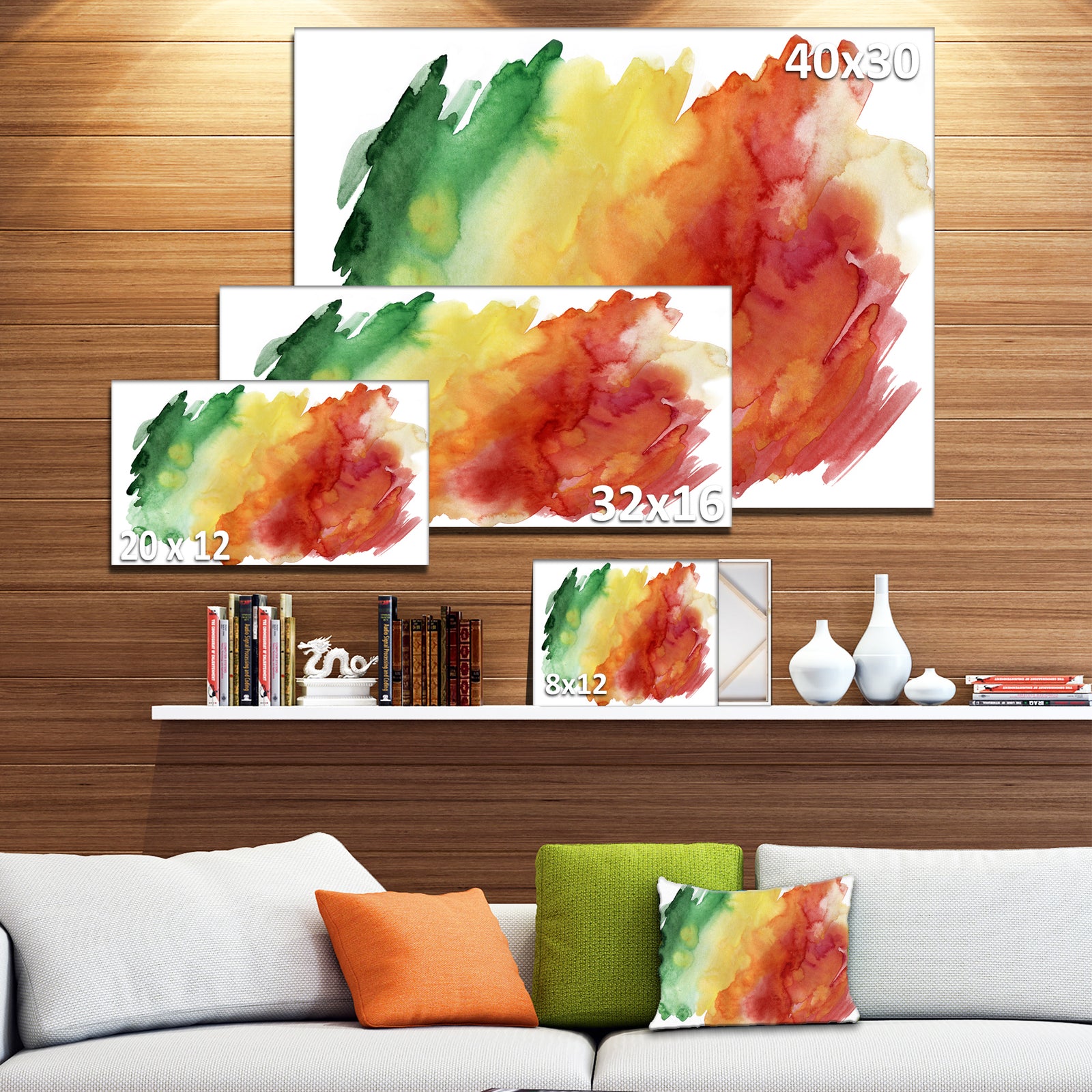Color Explosion - Abstract Canvas Art Print