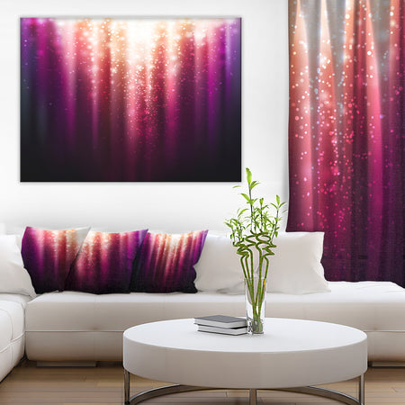 Purple with Magic Light - Abstract Canvas Artwork