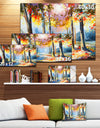 Colorful Spring Forest - Landscape Canvas Art Print