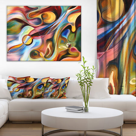 Music beyond the Frames - Music Abstract Canvas Print