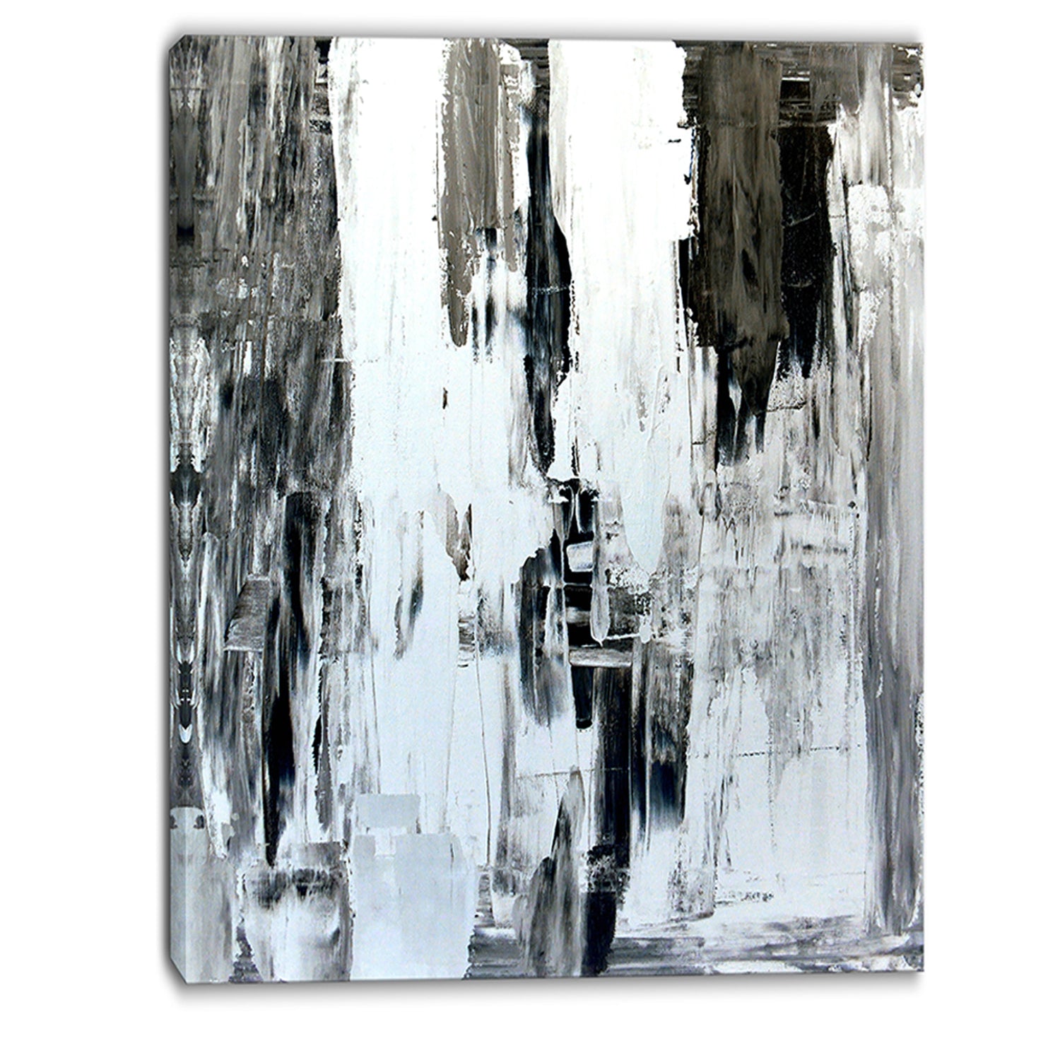 Brown and Beige Painting - Abstract Canvas Art Print
