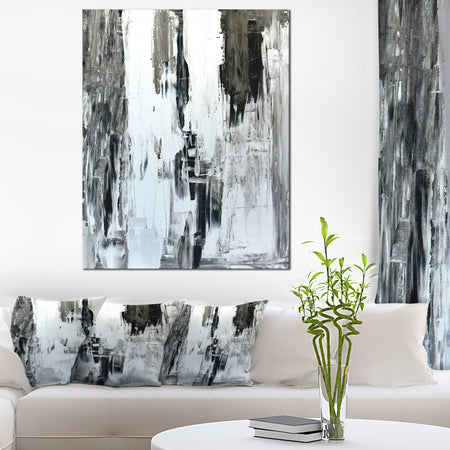 Brown and Beige Painting - Abstract Canvas Art Print