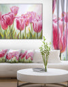 Tulips in a Row - Floral Canvas Artwork