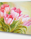 Bunch of Tulips Oil Painting - Floral Canvas Print