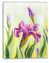 Dancing Irises - Floral Canvas Art Print