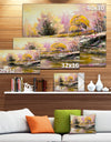 River's Farwell to Autumn - Landscape Canvas Art Print