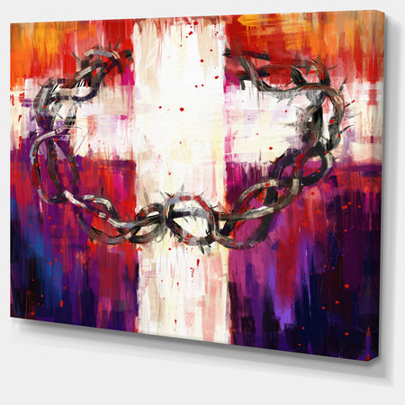 Crown of Thorns - Abstract Canvas Art Print