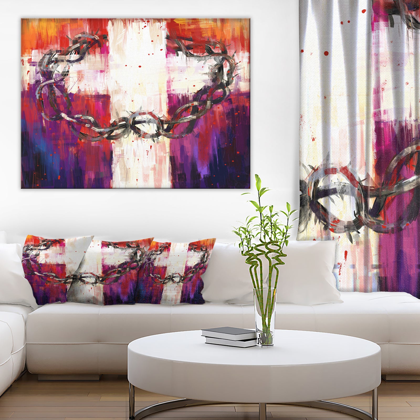 Crown of Thorns - Abstract Canvas Art Print