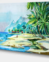 View from Shore - Landscape Canvas Art Print