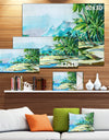 View from Shore - Landscape Canvas Art Print