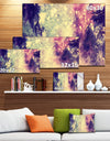 Deep Blue and Purple - Abstract Canvas Print