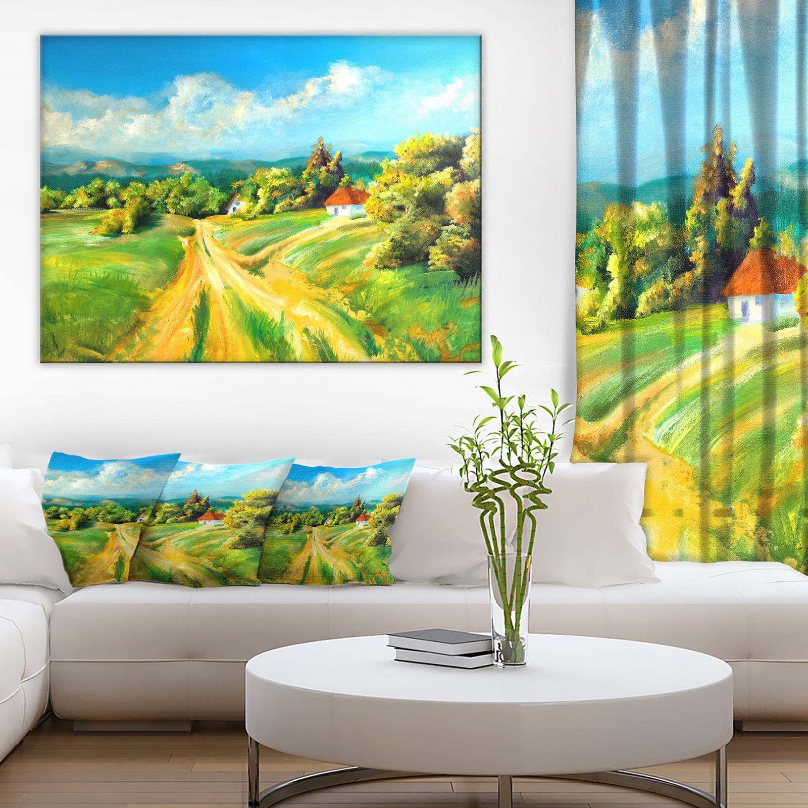 Color of Summer - Landscape Canvas Art Print
