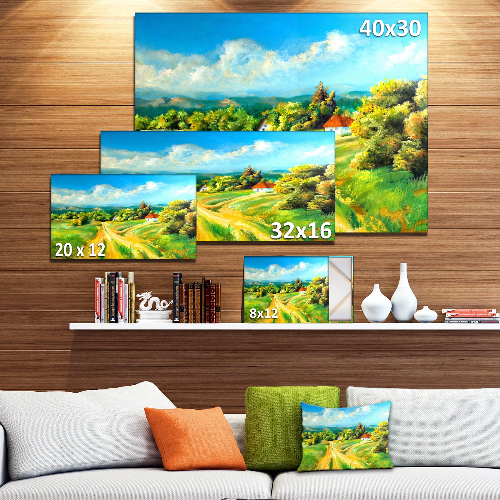 Color of Summer - Landscape Canvas Art Print