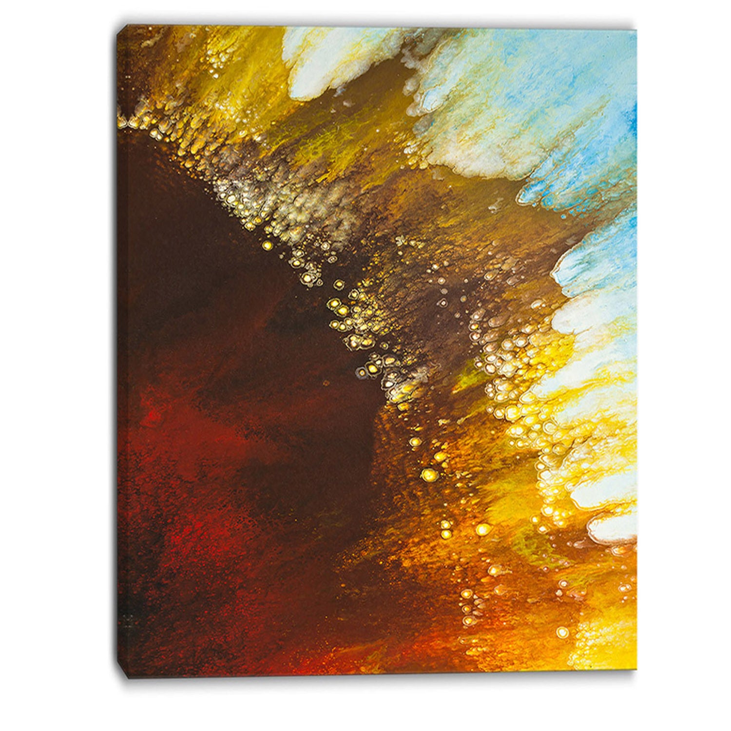 Blow of Brown - Abstract Canvas Art Print