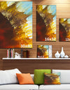 Blow of Brown - Abstract Canvas Art Print