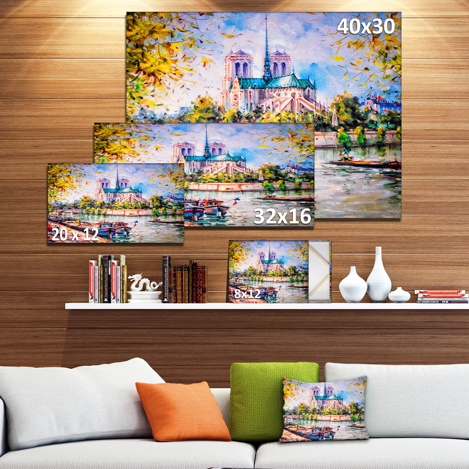 Notre Dame Paris - Landscape Canvas Art Print