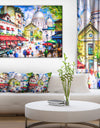Sacre Coeur and Montmartre - Cityscape Canvas Print