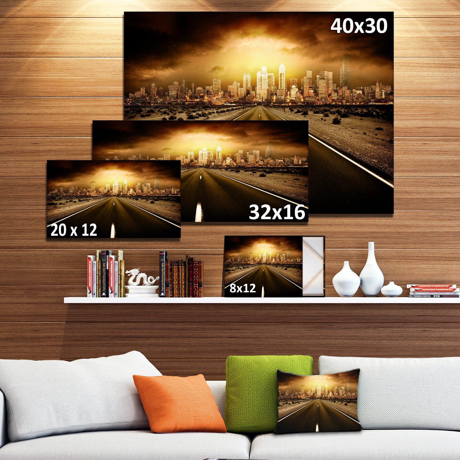 World's End - Landscape Photography Canvas Art Print