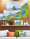 Tropical Island Panorama - Landscape Photo Canvas Print