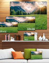 Triglav Mountain Panorama - Landscape Photo Canvas Print