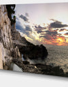 Adiratic Sunset - Landscape Photography Canvas Art Print