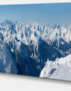 French Alps Panorama Photography Canvas Art Print